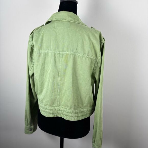 Blank NYC  XS Utility Jacket Cropped Lightweight - Picture 13 of 16